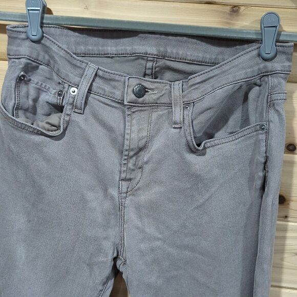 Helmut Lang Womens Jeans Beige Ankle Zipper Skinny Jeans Size 31 - Picture 2 of 14